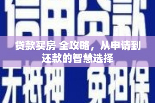 琼海贷款买房 全攻略，从申请到还款的智慧选择
