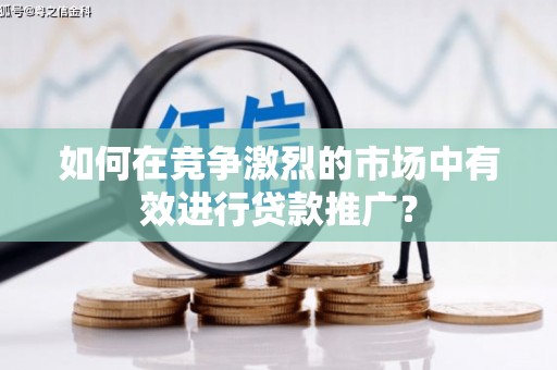琼海如何在竞争激烈的市场中有效进行贷款推广？