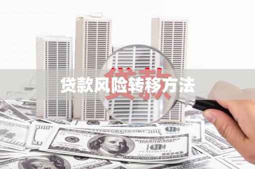 琼海贷款风险转移方法 琼海贷款风险转移方法