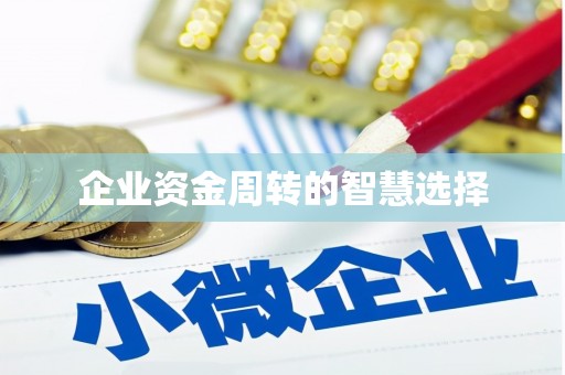 琼海企业资金周转的智慧选择