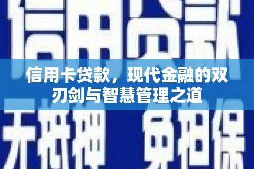 琼海信用卡贷款，现代金融的双刃剑与智慧管理之道