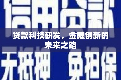 琼海贷款科技研发，金融创新的未来之路