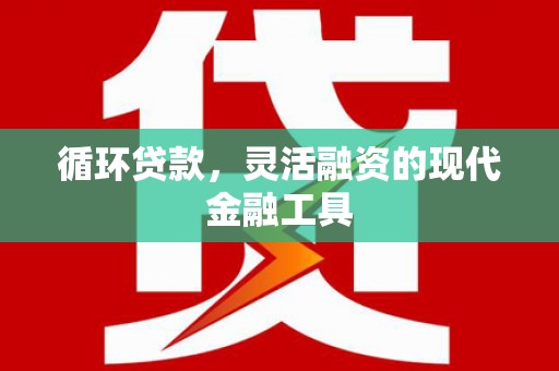 琼海循环贷款，灵活融资的现代金融工具