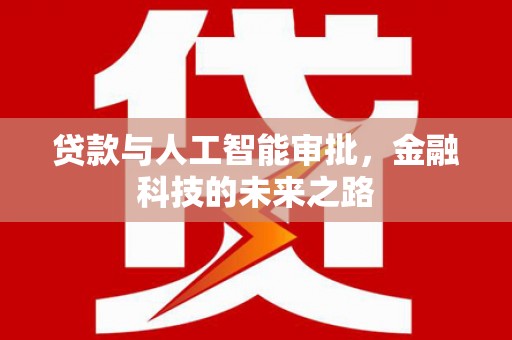 琼海贷款与人工智能审批，金融科技的未来之路