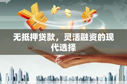 琼海无抵押贷款，灵活融资的现代选择