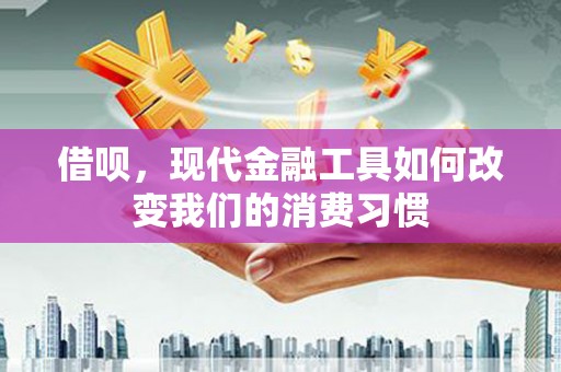 琼海借呗，现代金融工具如何改变我们的消费习惯