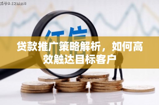 琼海贷款推广策略解析，如何高效触达目标客户