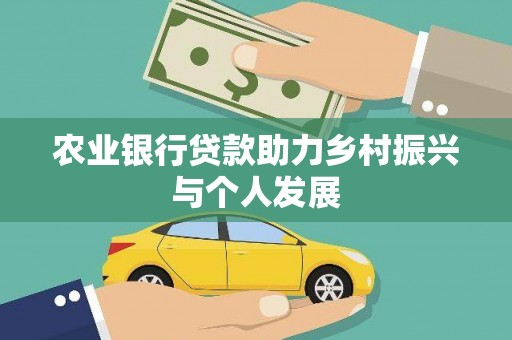 琼海农业银行贷款助力乡村振兴与个人发展
