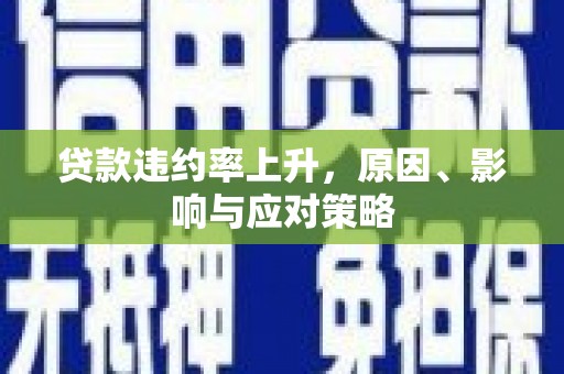 琼海贷款违约率上升，原因、影响与应对策略
