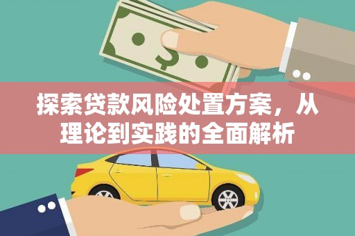 琼海探索贷款风险处置方案，从理论到实践的全面解析