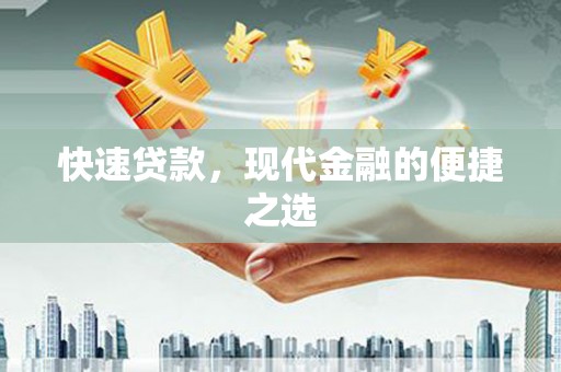 琼海快速贷款，现代金融的便捷之选
