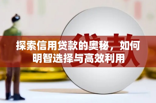 琼海探索信用贷款的奥秘，如何明智选择与高效利用