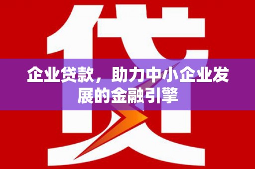 琼海企业贷款，助力中小企业发展的金融引擎