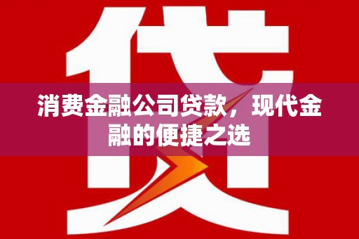琼海消费金融公司贷款，现代金融的便捷之选